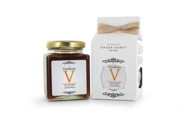 Wild Forest Honey with Greek Saffron