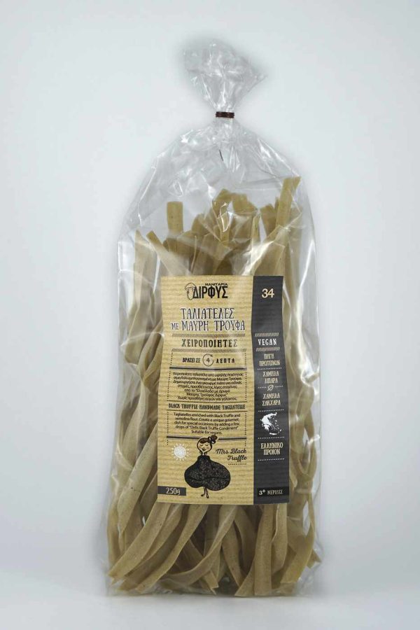 Handmade Tagliatelles with black truffle 250g